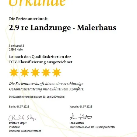 Feriehus Reetdorf Geltinger Birk Malerhaus Landzunge